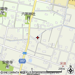 静岡県浜松市中央区米津町1760周辺の地図