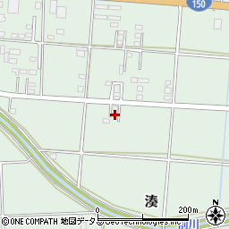 静岡県袋井市湊743周辺の地図