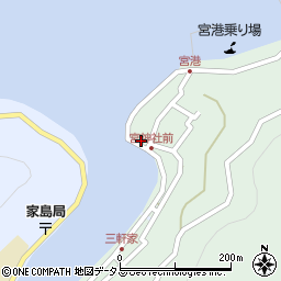 兵庫県姫路市家島町宮968周辺の地図