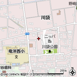 静岡県磐田市川袋1567-2周辺の地図