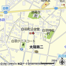 静岡県浜松市中央区白羽町1220周辺の地図