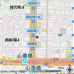 大阪府大阪市中央区南船場3丁目11-24周辺の地図
