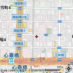 三晶大阪周辺の地図