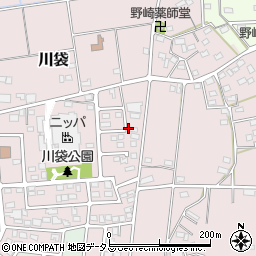 静岡県磐田市川袋1048-2周辺の地図