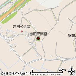 吉田天満宮周辺の地図
