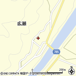 奈良県山辺郡山添村広瀬253周辺の地図