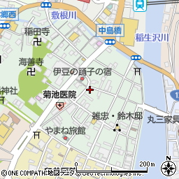 静岡県下田市一丁目11-1周辺の地図