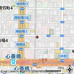 大阪府大阪市中央区南船場3丁目6-22周辺の地図