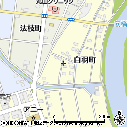 静岡県浜松市中央区白羽町1486周辺の地図