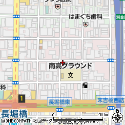 大阪府大阪市中央区南船場1丁目9-23周辺の地図