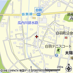 静岡県浜松市中央区白羽町1168周辺の地図