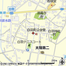 静岡県浜松市中央区白羽町1216周辺の地図