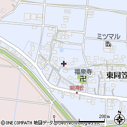 静岡県袋井市東同笠235周辺の地図
