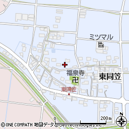 静岡県袋井市東同笠190周辺の地図