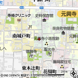 奈良県奈良市高御門町20周辺の地図
