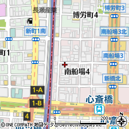 鍼灸整体ランプココ大阪心斎橋院周辺の地図