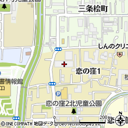 奈良県奈良市恋の窪1丁目2-2周辺の地図