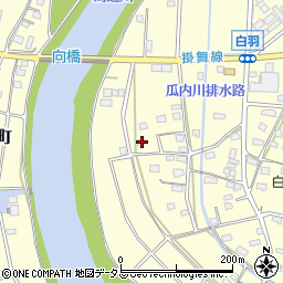 静岡県浜松市中央区白羽町1345周辺の地図