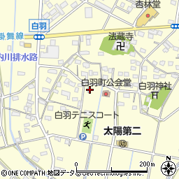 静岡県浜松市中央区白羽町1213周辺の地図
