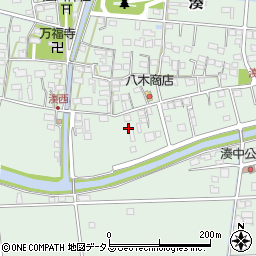 静岡県袋井市湊3729周辺の地図