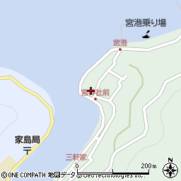 兵庫県姫路市家島町宮962周辺の地図