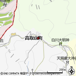 兵庫県神戸市長田区高取山町周辺の地図