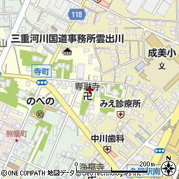 三重県津市久居寺町1234-7周辺の地図