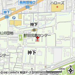 岡山市財田老人憩いの家周辺の地図