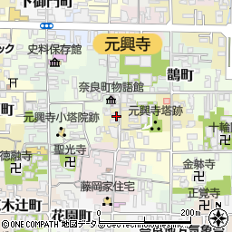 奈良県奈良市芝新屋町21周辺の地図