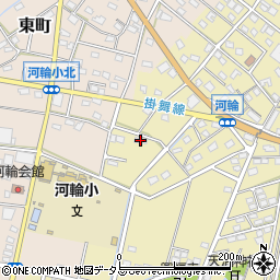 静岡県浜松市中央区河輪町205周辺の地図