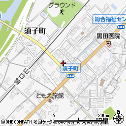 島根県益田市須子町8-3周辺の地図