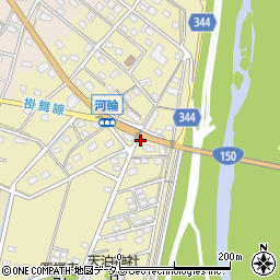 静岡県浜松市中央区河輪町294周辺の地図
