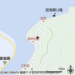 兵庫県姫路市家島町宮979周辺の地図