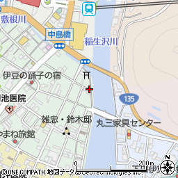 静岡県下田市一丁目7周辺の地図