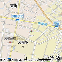 静岡県浜松市中央区河輪町207周辺の地図