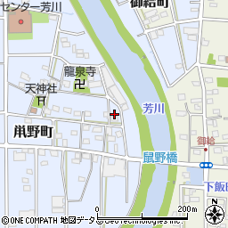 静岡県浜松市中央区鼡野町96周辺の地図