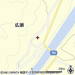 奈良県山辺郡山添村広瀬254-2周辺の地図