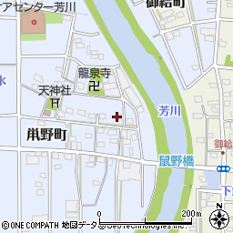 静岡県浜松市中央区鼡野町95周辺の地図
