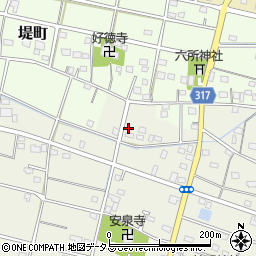 静岡県浜松市中央区米津町1917周辺の地図