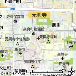 奈良県奈良市芝新屋町6周辺の地図