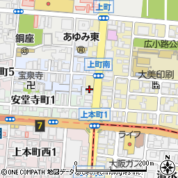 クレアートアドバンス大阪城南周辺の地図