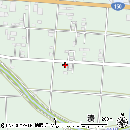 静岡県袋井市湊712周辺の地図