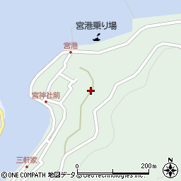 兵庫県姫路市家島町宮878周辺の地図