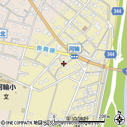 静岡県浜松市中央区河輪町184周辺の地図