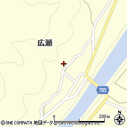 奈良県山辺郡山添村広瀬245周辺の地図