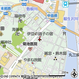 静岡県下田市一丁目12-14周辺の地図