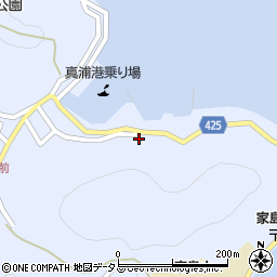 兵庫県姫路市家島町真浦2423周辺の地図