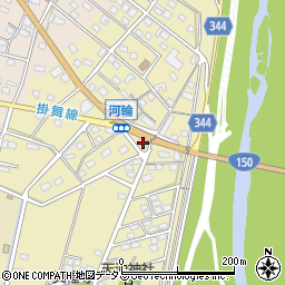 静岡県浜松市中央区河輪町188周辺の地図
