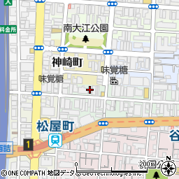 株式会社ＣＭ大阪周辺の地図
