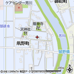 静岡県浜松市中央区鼡野町90周辺の地図